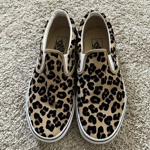 LEOPARD VANS size 8.5